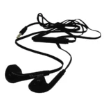 Audífono VORAGO Ep-201 / Alámbrico / Intrauriculares con Micrófono / 3.5mm / Cable 120cm / Negro / AU-365873 - Image 4