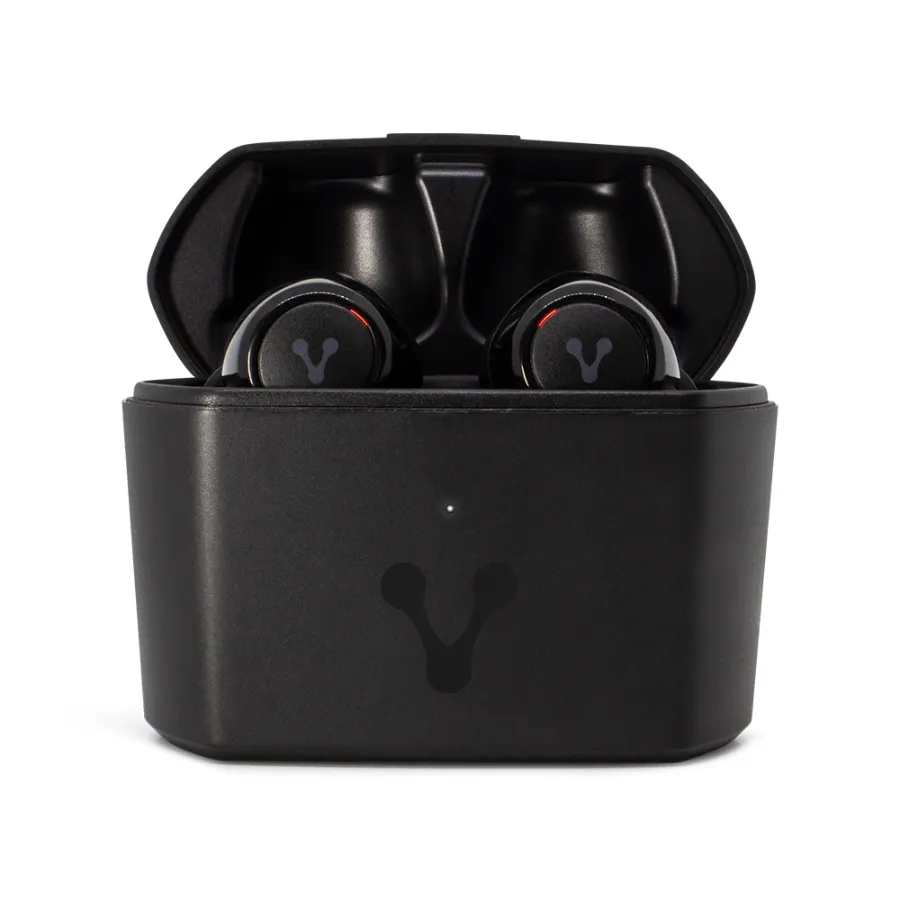 ESB-600 PLUS15 Audífonos VORAGO Earbuds 600 Plus / Inalámbricos / Bluetooth 5.0 / Touch / IPX5 / APTX / Negro - Image 1