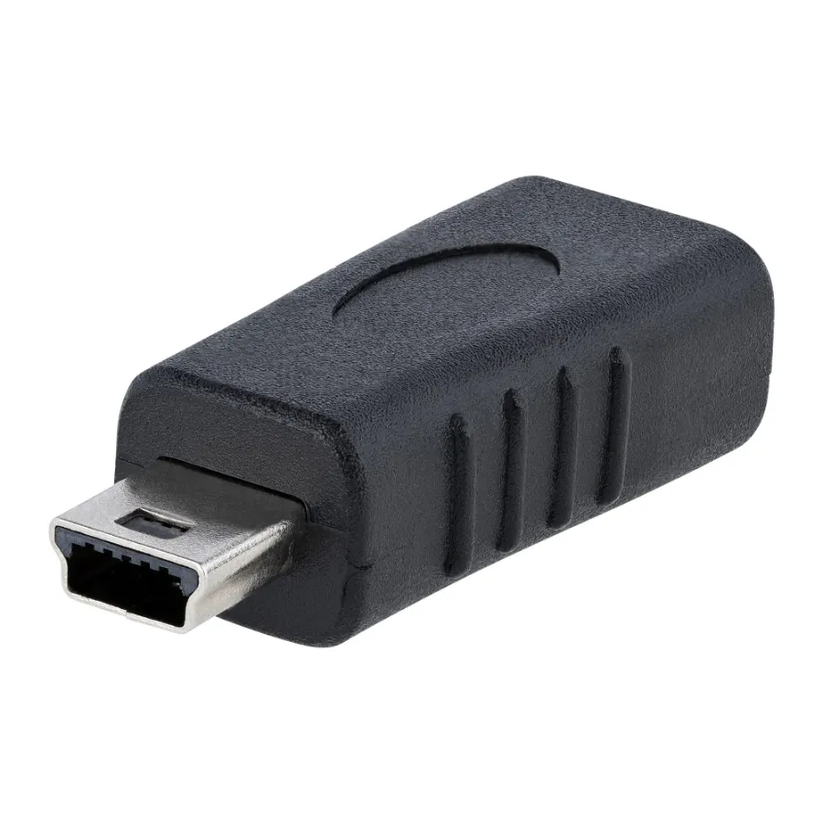 uusbmusbfm.main Adaptador STARTECH / Micro USB a Mini USB / Hembra – Macho / Negro - Image 1