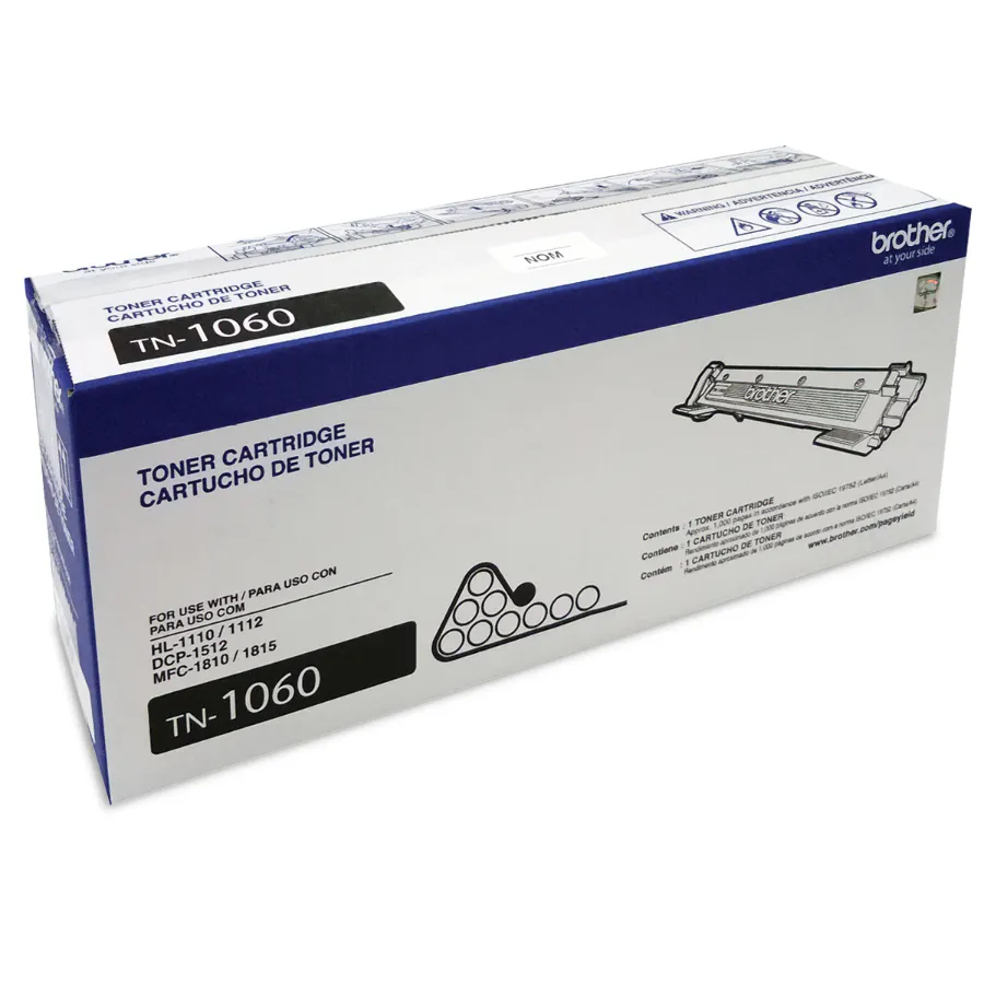 596221254 Tóner BROTHER TN1060 / Rendimiento Estimado De 10.000 Páginas / HL 1112 / Negro - Image 1