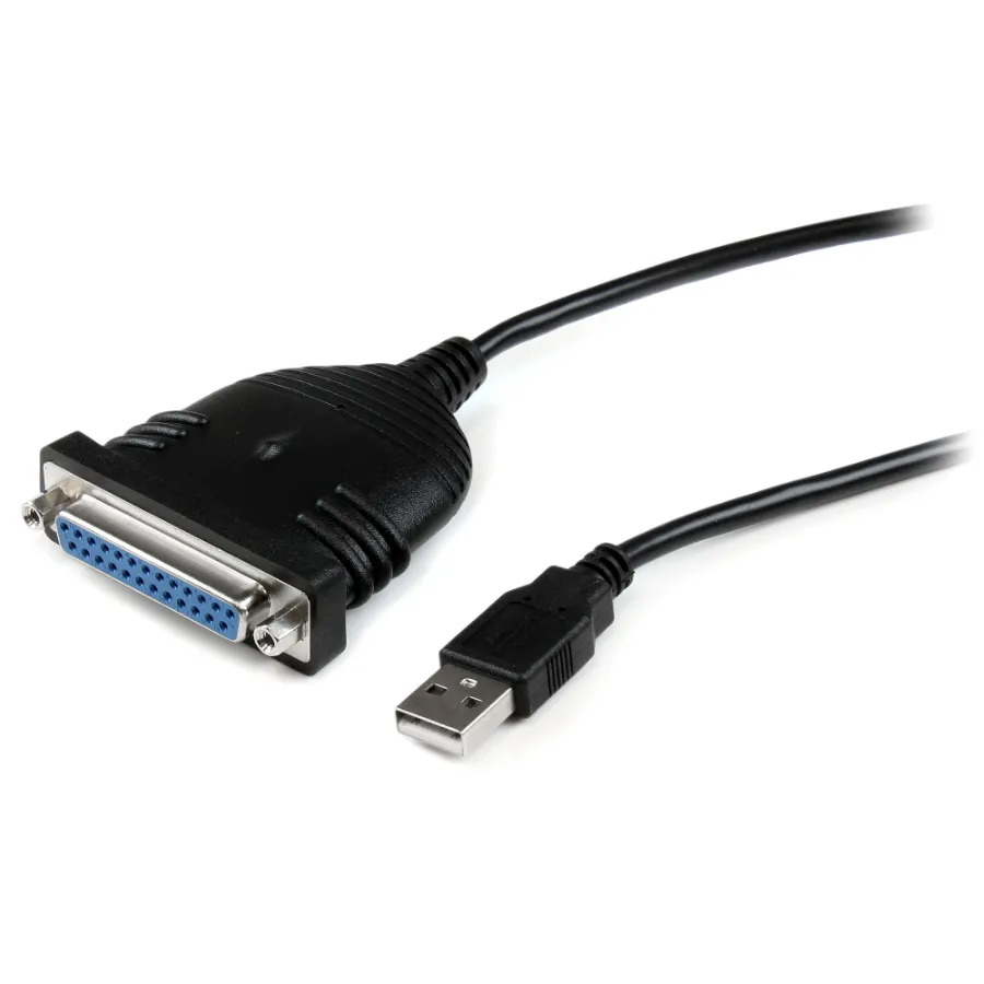 icusb1284d25.main Adaptador Startech ICUSB1284D25 / DB25 a USB A / Hembra-Macho / 1.8m / Negro - Image 1