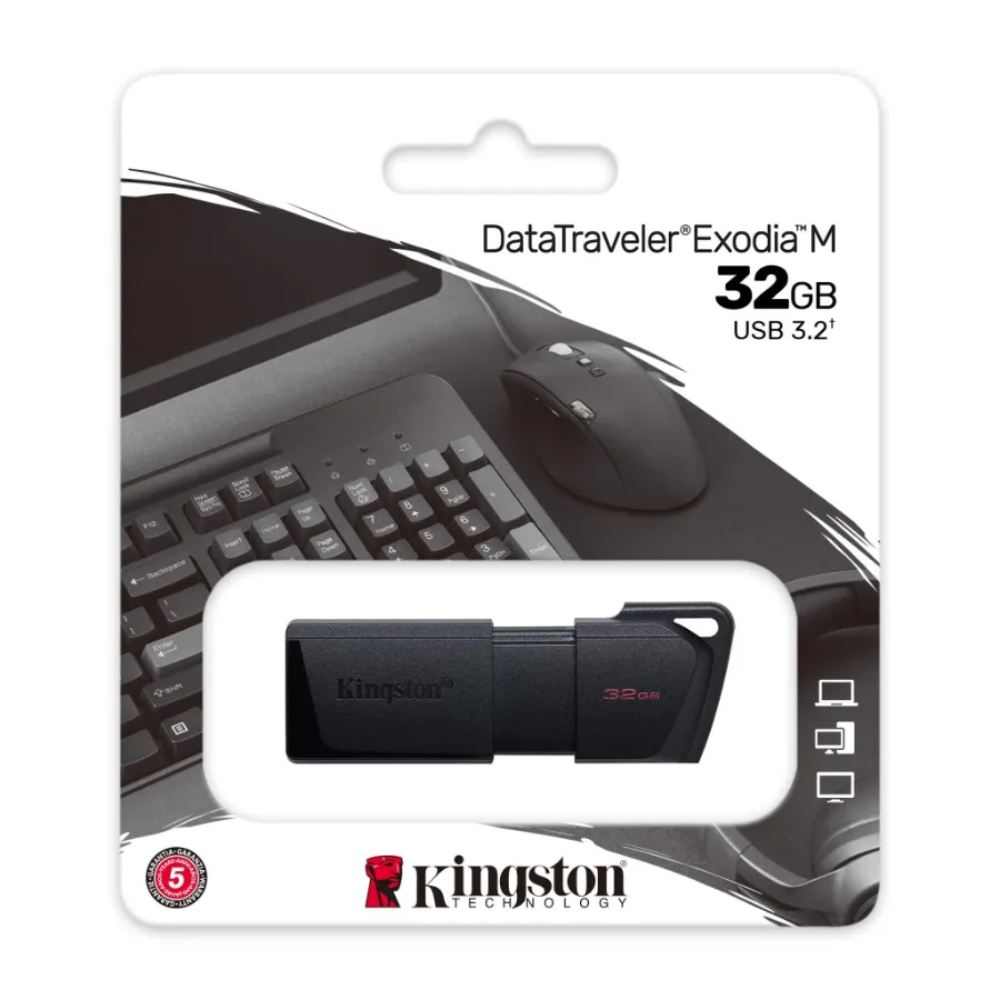 ktc-product-usb-dtxm-32gb-3-zm-lg Memoria USB KINGSTON DTXM / 32GB / USB Tipo A 3.2 Gen 1 / Negro / DTXM/32GB - Image 1