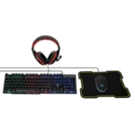 Kit Gamer YEYIAN HYDRA NL / LED / Teclado, Mouse, Pad, Diadema / Alámbrico / Membrana / 2400Dpi / Usb - Image 2
