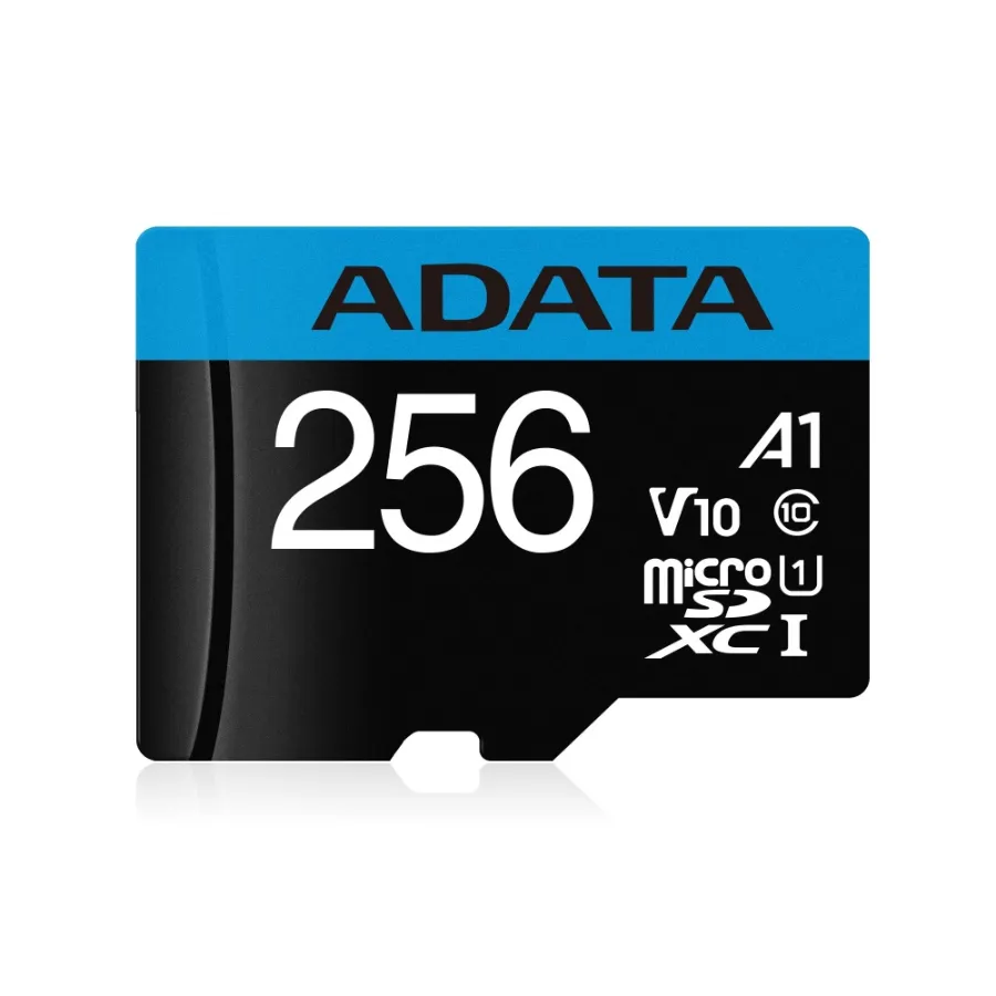 1 Memoria Adata Micro Sdhc / Sdxc Uhs-I 256gb / Clase 10 A1 100mb / 25mb Seg V10 Con Adaptador - Image 1