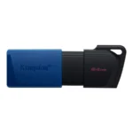 Memoria Usb Kingston Technology Datatraveler Exodia M / 64 Gb / Usb Tipo A / 3.2 Gen 1 (3.1 Gen 1) / Color Negro/ azul / DTXM/64GB