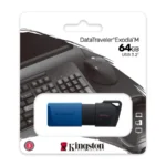 Memoria Usb Kingston Technology Datatraveler Exodia M / 64 Gb / Usb Tipo A / 3.2 Gen 1 (3.1 Gen 1) / Color Negro/ azul / DTXM/64GB - Image 2