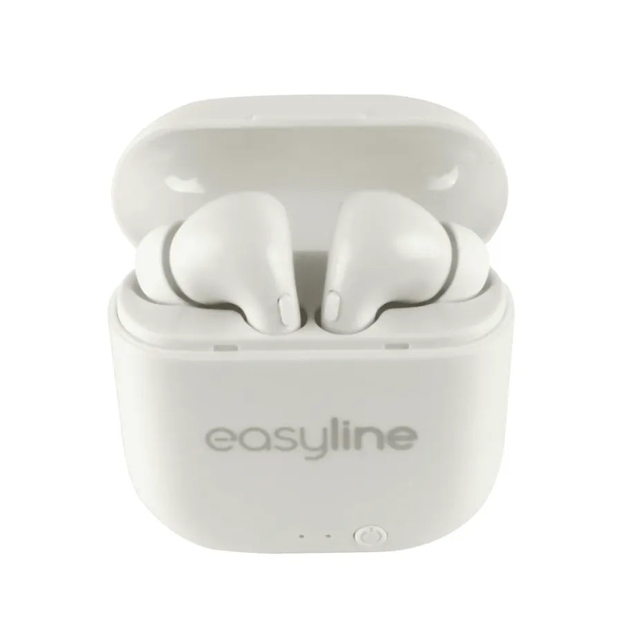 Audifonos_inalambricos_tws_vivabuds_6 Audífonos Easy line Viva Buds / Inalámbrico / 2 Hrs / Bluetooth 5.0 / Hasta 10M / Tws / Blanco - Image 1