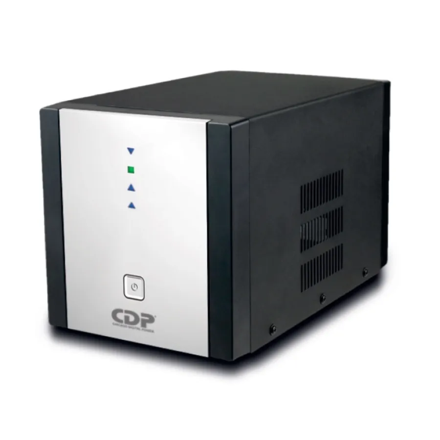 CP-CDP-R-AVR2408-1 Regulador CDP R-AVR2408 / 1200W / 2400VA / 8 Contactos / 120V / Indicadores Led / Blanco Con Negro - Image 1