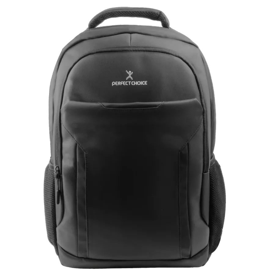PC-083931_A01_800x Mochila Para Laptop PERFECT CHOICE Folk / 15.6” / Poliéster / Compartimento acolchado / Negro - Image 1