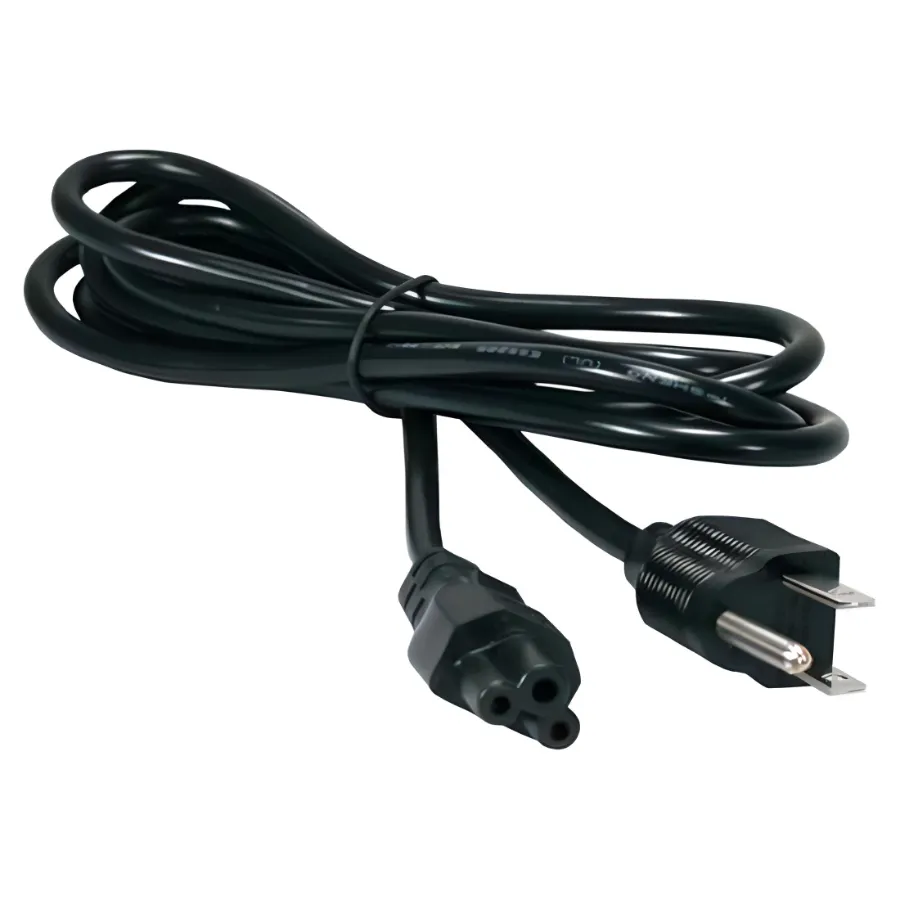 zyro-image Cable De Corriente Para Laptop Manhattan 348591 / 1.8 M / Negro - Image 1