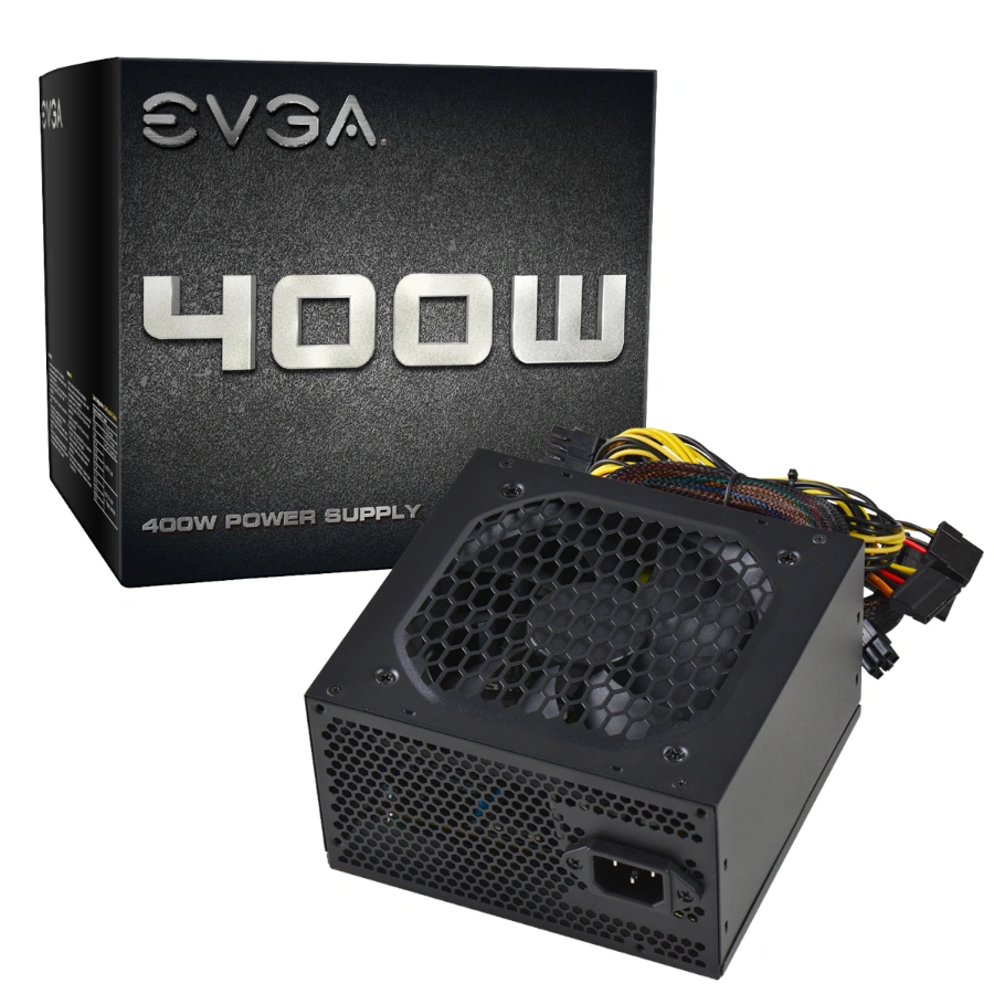 100-N1-0400-L1_XL_1 Fuente De Poder Evga / 400W / 100-N1-0400-L1 / 100V - 240V / 20+4 Pines / 4 Sata / Vent. 120MM - Image 1