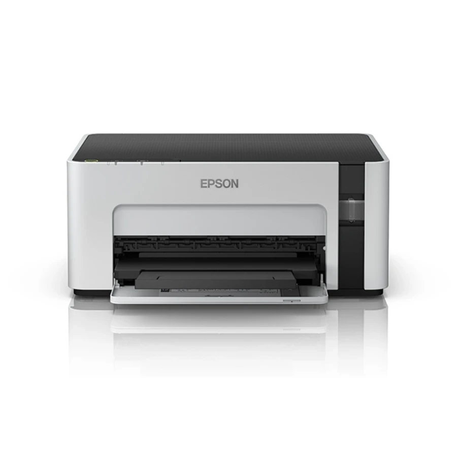 CP-EPSON-C11CG96301-1 Impresora EPSON M1120 / Inyección De Tinta / Blanco Y Negro / Incluye 2 Botellas De Tinta / Wifi / Blanco Con Gris - Image 1
