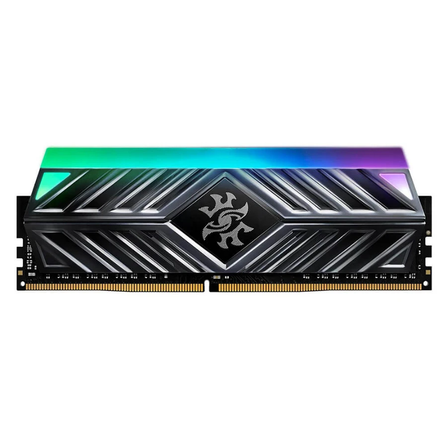 f8f513c6685cce3d30a821295168080e Memoria RAM ADATA XPG Spectrix D41 / RGB / 16GB / Ddr4 3200MHz* OC / CL16 / Plata - Image 1