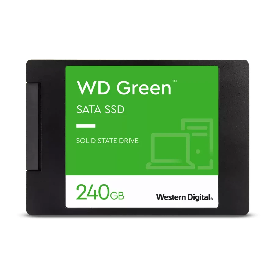 wd-green-ssd-240gb-front.png.wdthumb.1280.1280 Unidad De Estado Solido SSD Western Digital Green 240GB / 2.5" / SATA III / 6 Gbit/S / Lectura 540 Mb/S / Escritura 430 Mb/S - Image 1