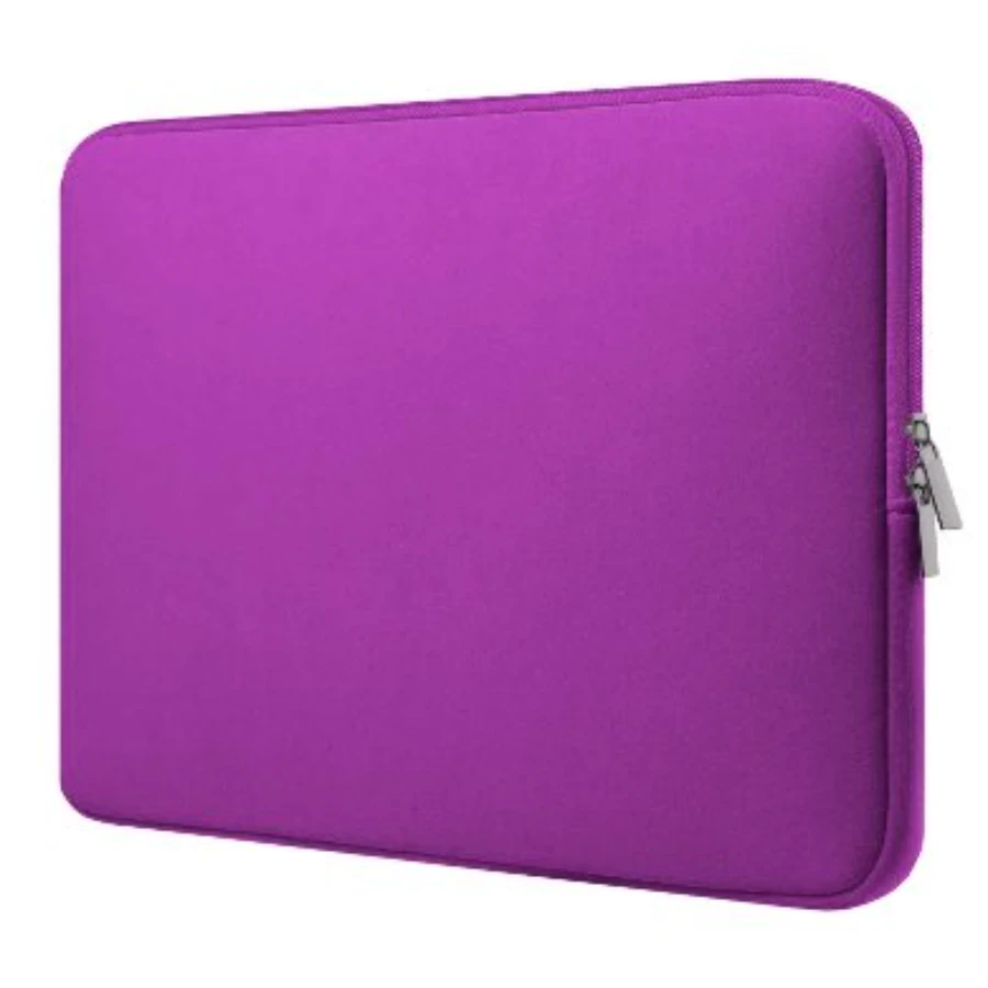 256014-6_1 Funda De Neopreno Para Laptop BROBOTIX / 14” / Básica / Contra Golpes Y Rasguños / Interior Bondeado / Morado / 256014-6 - Image 1