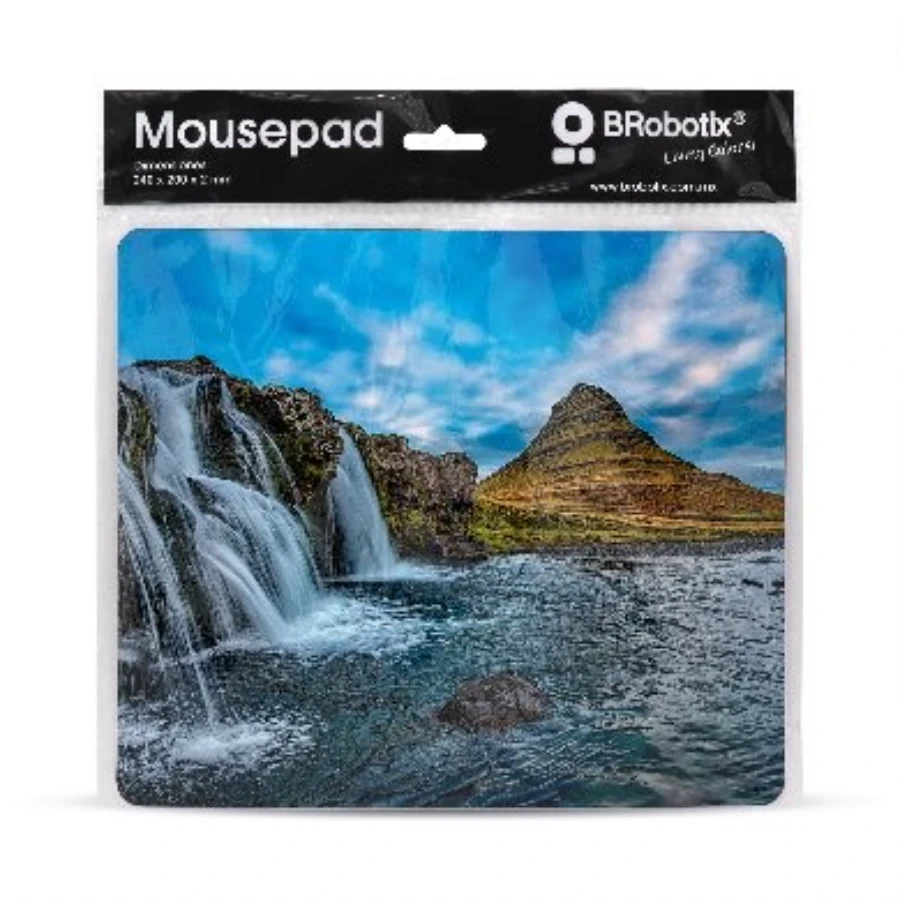 CP-BROBOTIX-136285-5 Mousepad BROBOTIX 1362852 / 24 X 20cm Grosor 2mm / Capa Sintética / Antiderrapante / Paisaje - Imagen 1