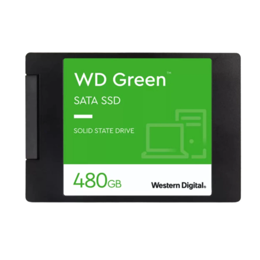 CP-WESTERNDIGITAL-WDS480G3G0A-9a8fc6 Unidad De Estado Solido SSD Western Digital Green 480GB / 2.5" / SATA III / 6 Gbit/S / Lectura 545 Mb/S / WDS480G3G0A, Verde - Image 1