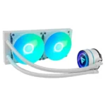 Sistema De Enfriamiento Liquido AIO GAME FACTOR LQG601-WH / 240MM / X2 Vent 120mm / Intel, AMD / Argb / 3 Pines / H. 2550 RPM / 50Cfm / 18.9dBA / Blanco / LQG601-WH - Imagen 3