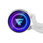 Sistema De Enfriamiento Liquido AIO GAME FACTOR LQG601-WH / 240MM / X2 Vent 120mm / Intel, AMD / Argb / 3 Pines / H. 2550 RPM / 50Cfm / 18.9dBA / Blanco / LQG601-WH - Imagen 5