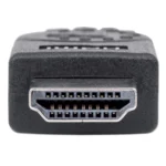Cable HDMI MANHATTAN / Alta Velocidad 4K 30Hz / Macho A Macho / Blindado / 1.8 metros / Negro / 306119 - Imagen 3