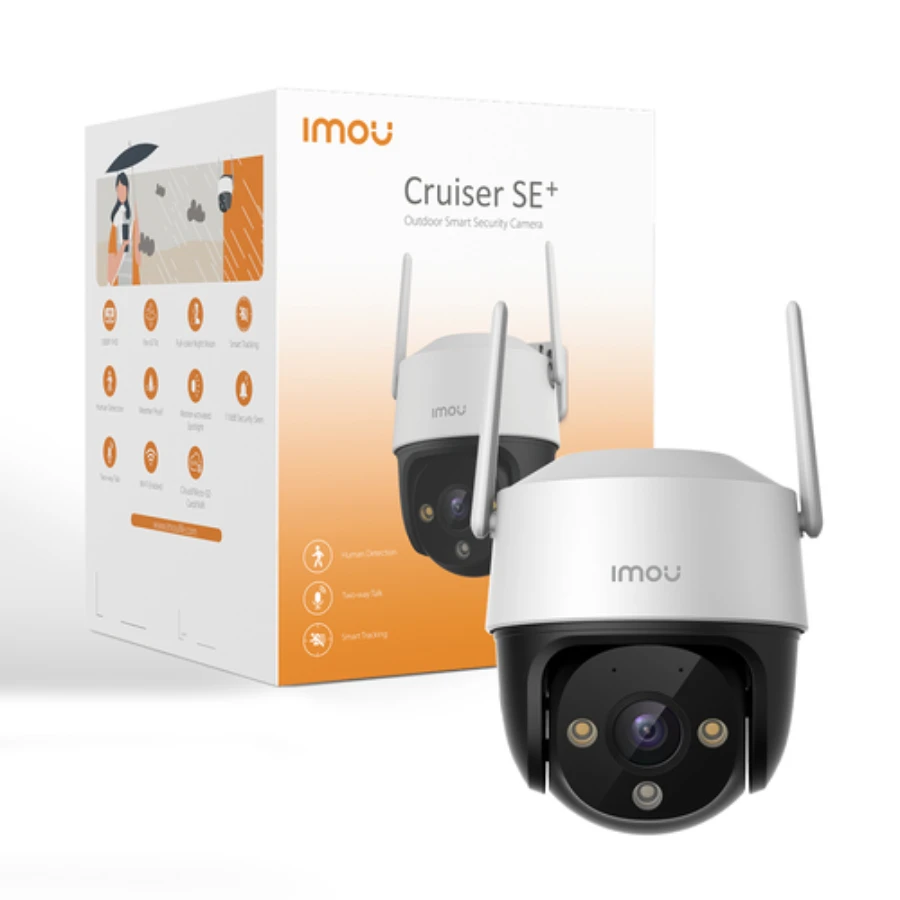 img_4 Cámara De Vigilancia IP IMOU CRUISER SE / 2 MP / 1920 x 1080 / Detección De Humanos / IP66 / Lente Fijo 3.6mm / Almacenamiento Micro SD / Visión nocturna / Blanco - Image 1
