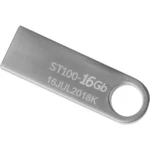 Memoria USB STYLOS ST100 / 16GB / USB 2.0 / Metálico Plata / STMUSB2B / STMUSB2B - Imagen 2