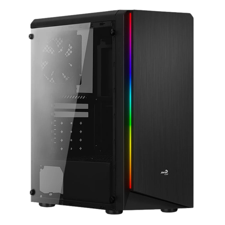 df451b38753377feda5488738c693a60 Gabinete AEROCOOL RIFT BG / ATX / Panel Lateral De Acrílico / 1 Ventilador Incluido / Usb 3.0, 2.0 / Negro - Image 1