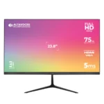 Monitor Acteck SP240 Captive Vivid AC-933841 / 23.8" FHD / VGA, HDMI / IPS, 5Ms, 75Hz / Bizel Fino / Incluye Altavoz-Bocinas / Color Negro