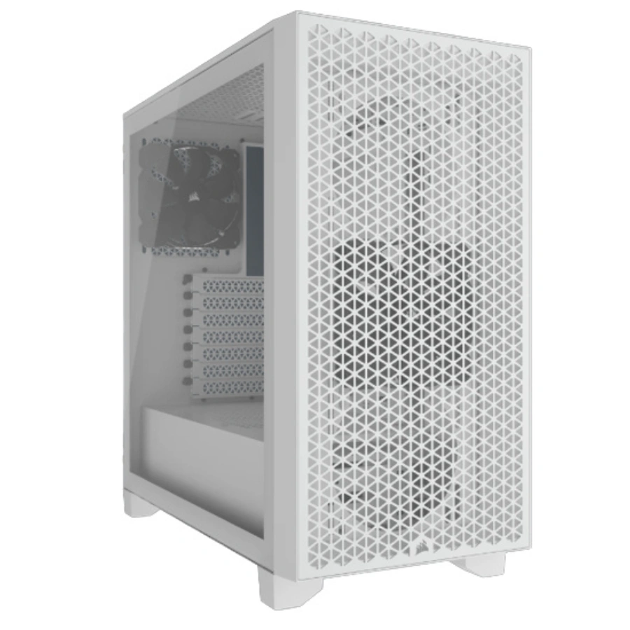 CP-CORSAIR-CC-9011252-WW-051384 Gabinete CORSAIR 3000D AIRFLOW / ATX / Cristal Templado / 2 Vent. Incluidos / USB 3.2 / Blanco - Image 1