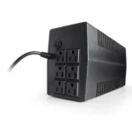 No Break VORAGO Ups-301 / 480W / 800VA / 6 Contactos / Supresor De Picos/ 15MIN De Respaldo / Negro / UPS-301 - Image 5