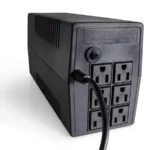 No Break VORAGO Ups-301 / 480W / 800VA / 6 Contactos / Supresor De Picos/ 15MIN De Respaldo / Negro / UPS-301 - Image 4