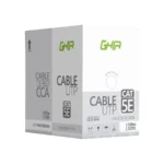 CABLE UTP GHIA GCB-044 / CAT 5E / Calibre 24 AWG / Certificación CE / ROHS / 100Mtrs / Gris
