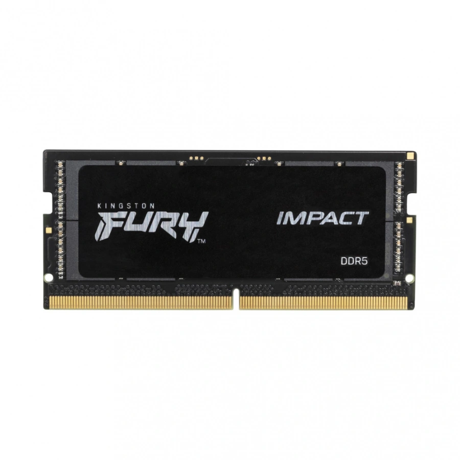 CP-KINGSTON-KF556S40IB-32-2f9a9b Memoria RAM KINGSTON Technology Fury Impact / 32GB / DDR5 5600MHz / CL40 / SODIMM / Para Laptop / Negro - Image 1