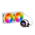 Enfriamiento Liquido AIO XPG Levante X 240 / 240MM / X2 Vent 120mm ARGB 3 Pines 5V / Intel, AMD / 2000RPM / 61.5Cfm / 18.17dBA / Blanco