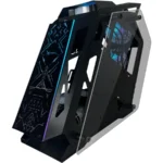 Gabinete XZEAL IR02 ARGB / Micro-ATX / Cristal Templado / 4 Ventiladores Incluidos / USB 3.0 / Color Negro - Image 4