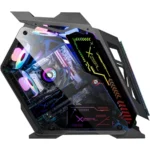 Gabinete XZEAL IR02 ARGB / Micro-ATX / Cristal Templado / 4 Ventiladores Incluidos / USB 3.0 / Color Negro - Image 2