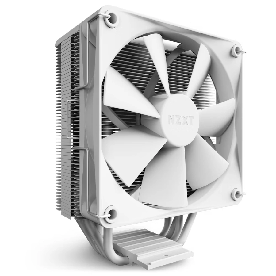 1666384948-t120-hero-white Disipador NZXT T120 / X1 Ventilador 120mm / Intel, AMD / 500-1800 Rpm / 78,02 Cfm / 30,6 dBA / 4 Pines / Blanco - Image 1