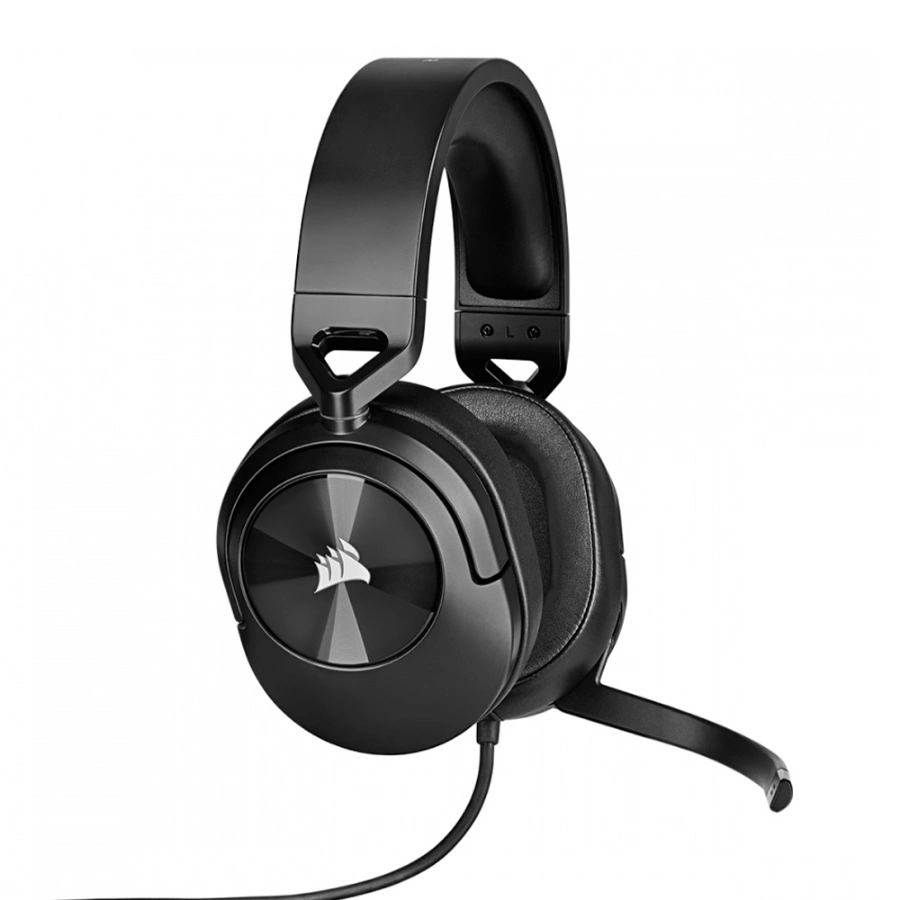 2ab709f3995620660d4f753a9fcf81e4 Diadema CORSAIR HS55 SURROUND / Alámbrico 1.8metros / Dolby Audio 7.1 / 3.5mm, USB / PC, PS4/5, Xbox / Carbón - Image 1