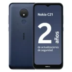Smartphone NOKIA C21 / 6.5" / Octa-Core / Almacenamiento 32GB / Ram 2GB / Cámara 8MP/5MP / Android 11 / Desbloqueo facial / sensor de huella digital / Azul