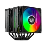 Disipador BALAM RUSH NITROX NX70 / Intel, AMD / X2 Ventiladores 120mm / 1800Rpm / 73.6Cfm / 33.8 dBA / 4Pin, 3Pin 5V ARGB / Color Negro - Imagen 2