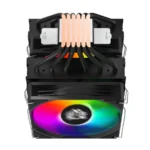Disipador BALAM RUSH NITROX NX70 / Intel, AMD / X2 Ventiladores 120mm / 1800Rpm / 73.6Cfm / 33.8 dBA / 4Pin, 3Pin 5V ARGB / Color Negro - Imagen 4