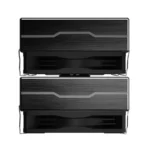 Disipador BALAM RUSH NITROX NX70 / Intel, AMD / X2 Ventiladores 120mm / 1800Rpm / 73.6Cfm / 33.8 dBA / 4Pin, 3Pin 5V ARGB / Color Negro - Imagen 5