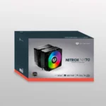 Disipador BALAM RUSH NITROX NX70 / Intel, AMD / X2 Ventiladores 120mm / 1800Rpm / 73.6Cfm / 33.8 dBA / 4Pin, 3Pin 5V ARGB / Color Negro - Imagen 7