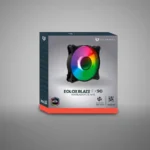 Ventilador BALAM RUSH EOLOX BLAZE EX90 / 120mm / 1200 RPM / 35.37 Cfm / 22.5 dBA / 3Pin 12V, 3Pin 5V ARGB / Negro - Image 4