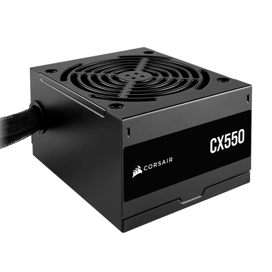 cededffaa33fe1b7260efafebd24e72d Fuente De Poder CORSAIR CX550 / 550W / 80 Plus Bronze / Atx / 20+4 Pin / Cpu 4+4 / Pci-E 6+2 / Sata / Molex / Negro - Image 1