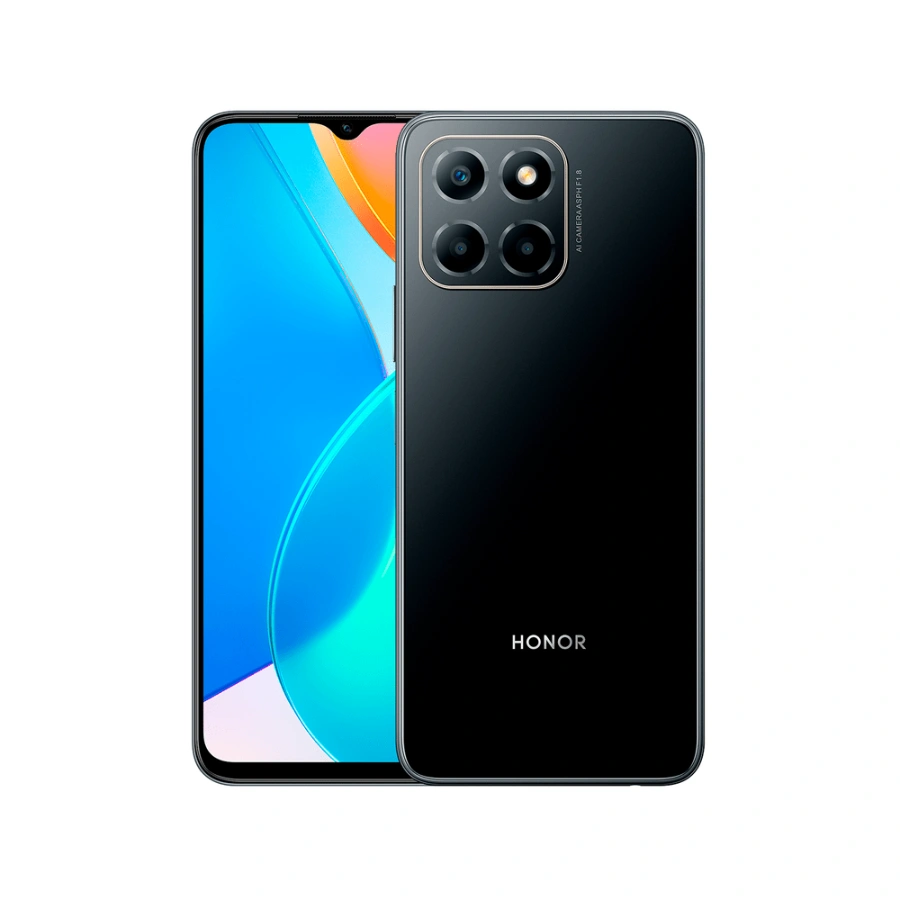 imageUrl_1 Smartphone HONOR X6 / 6.5" / MediaTek Helio G25 / Almacenamiento 64GB / Ram 4GB / Cámara 50MP/5MP / Android 12 / Negro - Image 1
