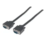 Cable SVGA MANHATTAN 311731 / HD15 Macho A HD15 Macho / Blindado / 1.8 Metros / Negro