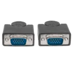 Cable SVGA MANHATTAN 311731 / HD15 Macho A HD15 Macho / Blindado / 1.8 Metros / Negro - Image 3