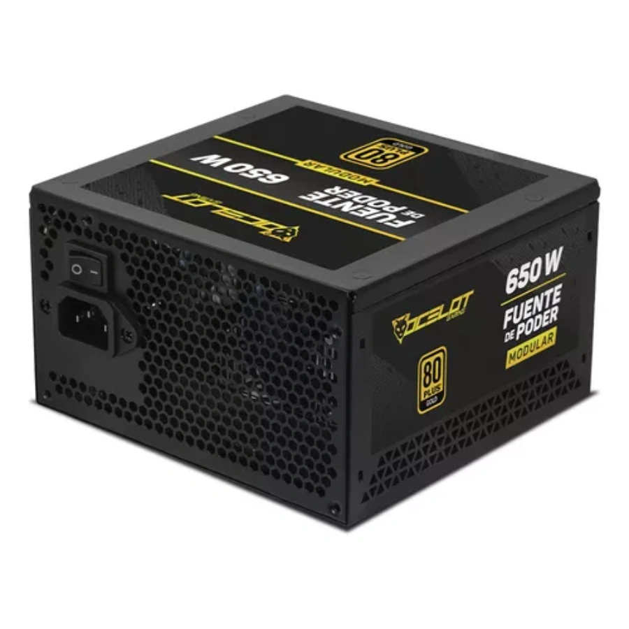 3257277_122023-O Fuente De Poder OCELOT Gaming OPS650 / 650W / 8O Plus Bronze / Modular / 20+4 Pin / Cpu 4+4 / Pci-E 6+2 / Sata / Molex / Color Negro - Image 1