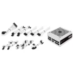 Fuente De Poder CORSAIR RM850 WHITE / 850W / 80 Plus Gold / Full Modular / 24 Pin / Cpu 4+4 / Pci-E 6+2 / Sata / Molex / Blanco - Image 5